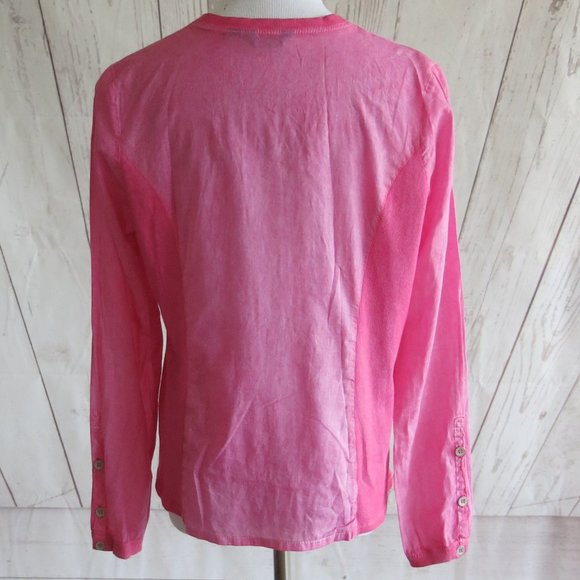 Javier Simorra Button Down Long Sleeve Top Blouse - Size 8 US 12 UK - Picture 6 of 10